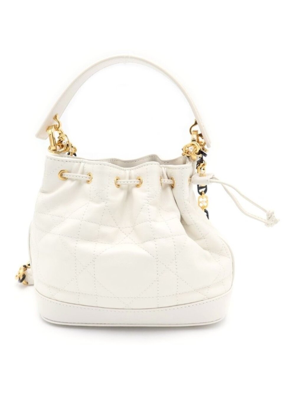 Dior Jolie Bucketbag Shoulder Bag White